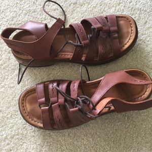 Dansko Brown Leather Sandals